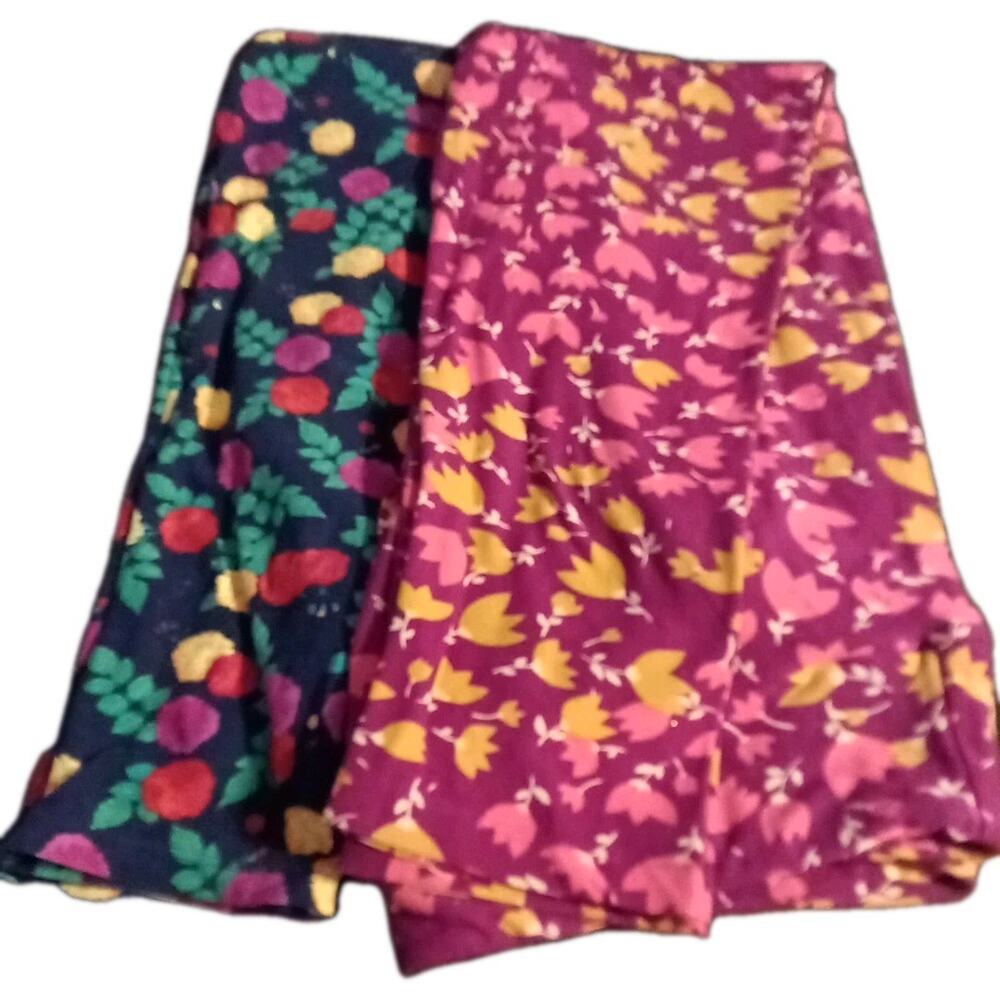 Lularoe TC2 Leggings Floral Buttery Soft